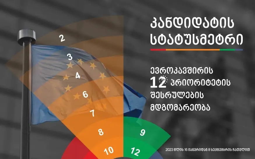 ევროკავშირის 12 პრიორიტეტის შესრულების მდგომარეობა 6.0