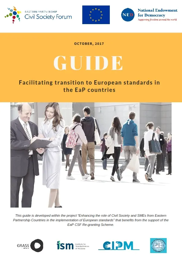 Facilitating Transition of European Standards in the EaP Countries