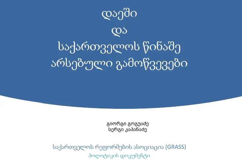დაეში და საქართველოს წინაშე არსებული გამოწვევები