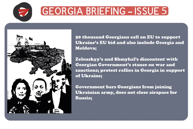 Georgians, disappointed with their Government, ask the EU not to forge